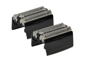 4069099540428 - vhbw 2x Scherköpfe Ersatz für Braun 52S 52B für Elektrorasierer Schwarz