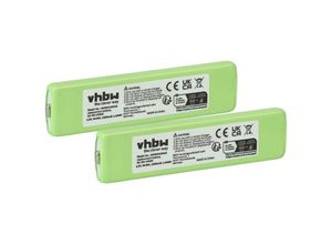 4069099544709 - Vhbw - 2x Akku Ersatz für Aiwa MHB-901 für Wireless Headset Kopfhörer (1200 mAh 12 v NiMH)