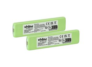 4069099544723 - 2x Akku Ersatz für Sharp AD-N55BT für Wireless Headset Kopfhörer (1200 mAh 12 v NiMH) - Vhbw