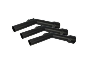 4069099555071 - Vhbw - 3x Griff kompatibel mit Miele S711 S711-1 S714-1 S712 S710-1 S712-1 S714 S715 Staubsauger - Handgriff Ersatzteil 30 cm Lang