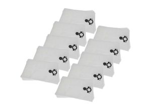 4069099564325 - 50x Staubsaugerbeutel kompatibel mit Nilfisk vhs 40 L30 pc vhs 40 L40 lc fm ic Staubsauger - Mikrovlies 525cm x 39cm Weiß - Vhbw