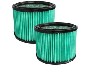 4069099575369 - 2x Staubsaugerfilter Ersatz für Bosch 2608000699 für Staubsauger - HEPA-Filter Schwarz Hellblau - Vhbw