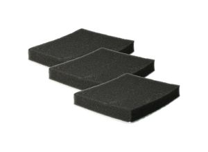 4069099612415 - 3x Mikro-Hygienefilter kompatibel mit Samsung VCC4350V3B XEG VCC4350V3K KET Staubsauger - Luftfilter Schwarz Weiß Rechteckig - Vhbw