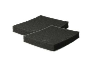 4069099614389 - vhbw 2x Mikro-Hygienefilter kompatibel mit Samsung VCC4330V3B GEN VCC4330V3B RVC Staubsauger - Luftfilter Schwarz Weiß Rechteckig