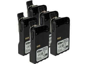 4069099643655 - Vhbw - 5x Akku kompatibel mit Motorola GP628 plus GP344 GP388 GP338 Plus Funkgerät Walkie Talkie (2600 mAh 72 v Li-Ion) + Gürtelclip 4069099643655 - Vhbw - 5x Akku kompatibel mit Motorola GP628 plus GP344 GP388 GP338 Plus Funkgerät Walkie Talkie (2600 mAh 72 v Li-Ion) + Gürtelclip