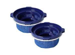 4069099663011 - Vhbw - 2x Staubsaugerfilter kompatibel mit Samsung VS15 T7031R1 EN T7031R4 Staubsauger - Abluftfilter Blau