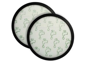 4069099677117 - Vhbw - 2x Staubsaugerfilter kompatibel mit Rowenta Silence Force 4A+ RO7347EA RO7366EA Staubsauger - Abluftfilter Schwarz Weiß