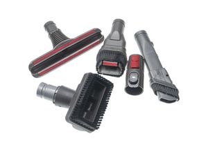 4069099687949 - Vhbw - 5-tlg Düsen-Set kompatibel mit Dyson V8 Advanced V8 Total Clean Staubsauger Rot Schwarz Grau