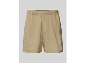 4069156337046 - Shorts mit Label-Stitching