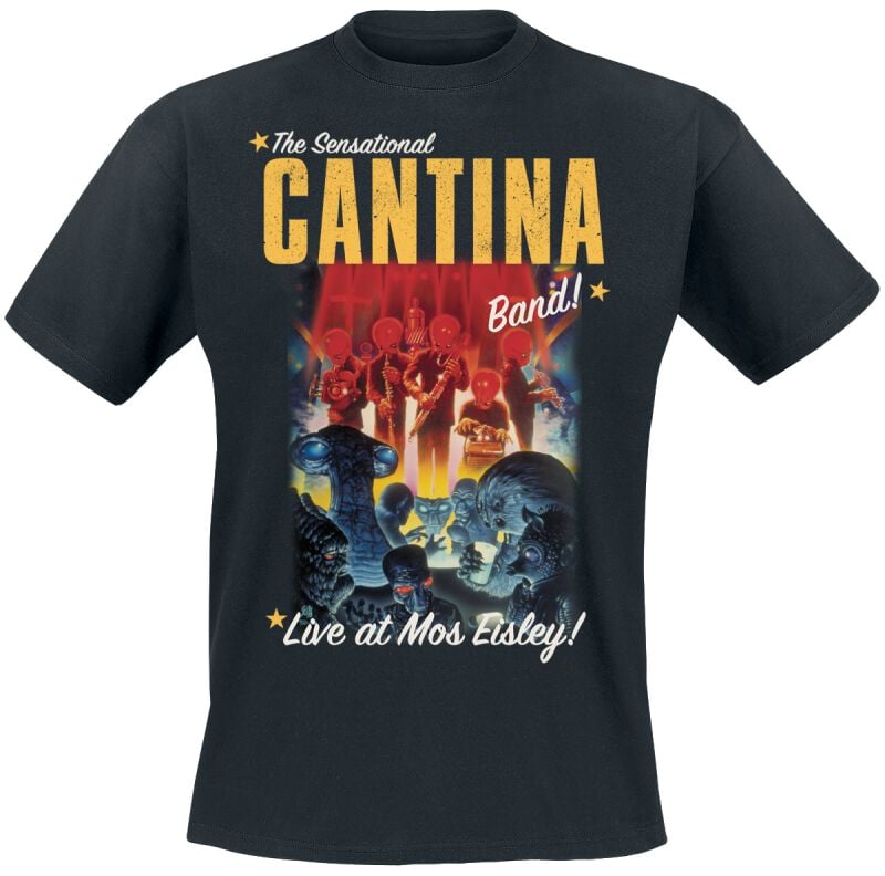 4069225003698 - Cantina Band T-Shirt schwarz in M