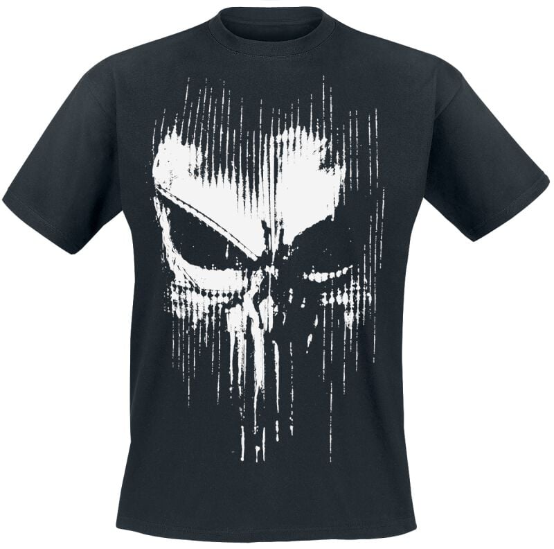 4069225004299 - Abstract Skull T-Shirt schwarz in M