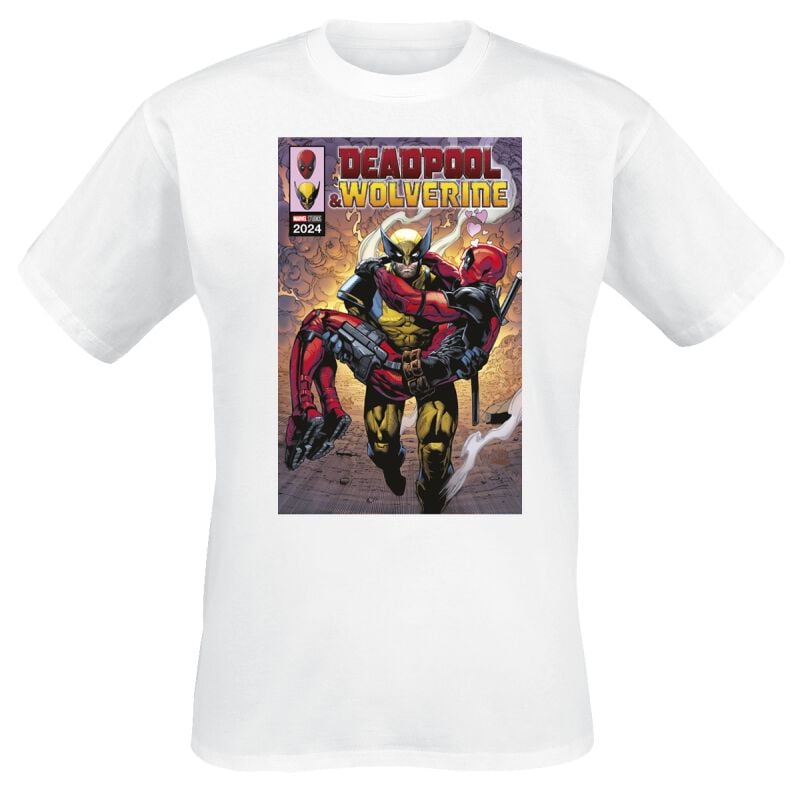 4069225012669 - 3 - And Wolverine - In Love Escape T-Shirt weiß in 3XL