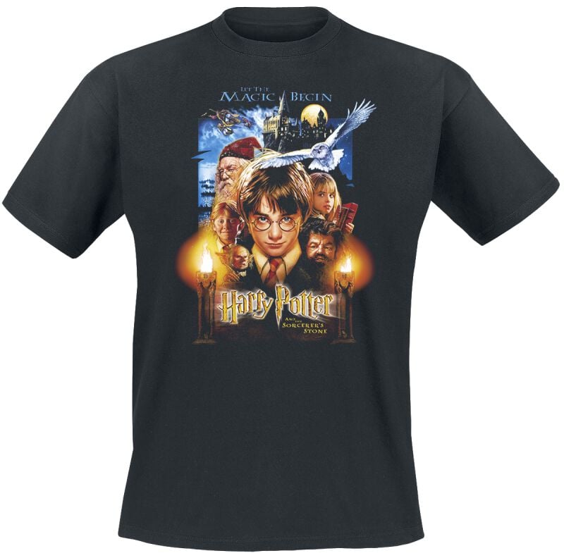 4069225013123 - Let The Magic Begin T-Shirt schwarz in 4XL