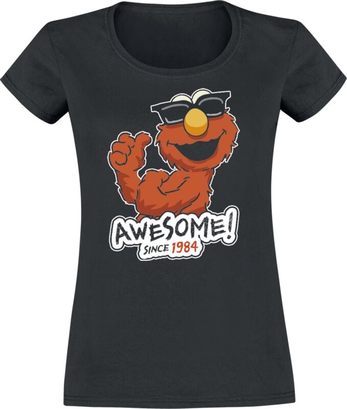 4069225016766 - Elmo Awesome T-Shirt schwarz in L 4069225016766 - Elmo Awesome T-Shirt schwarz in L