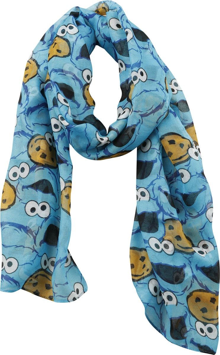 4069225017183 - Cookie Monster Schal blau