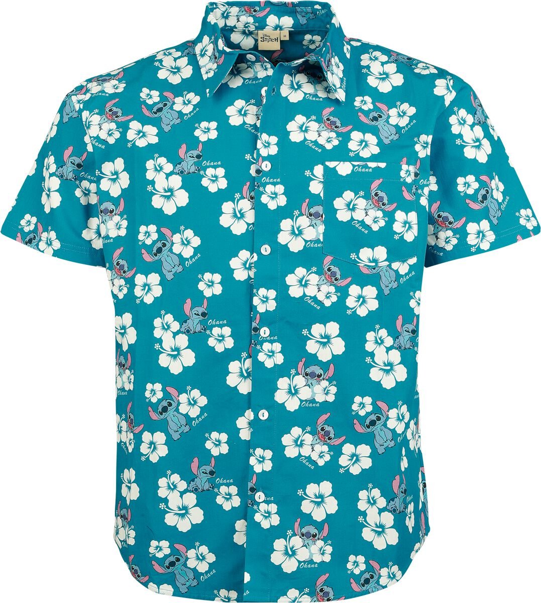 4069225018487 - Hawaii Flower Kurzarmhemd multicolor in S