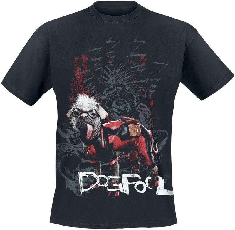 4069225023191 - Dogpool T-Shirt schwarz in XL 4069225023191 - Dogpool T-Shirt schwarz in XL