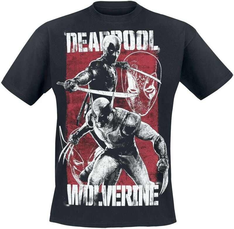 4069225023245 - And Wolverine T-Shirt schwarz in M 4069225023245 - And Wolverine T-Shirt schwarz in M