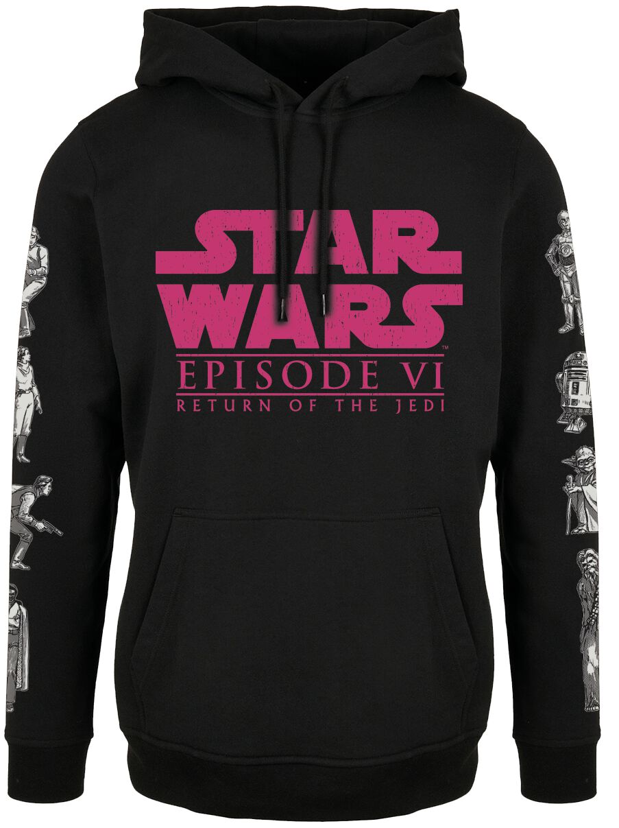 4069225023573 - Episode 6 - die Rückkehr der Jedi Ritter - 40th Anniversary Kapuzenpullover schwarz in M