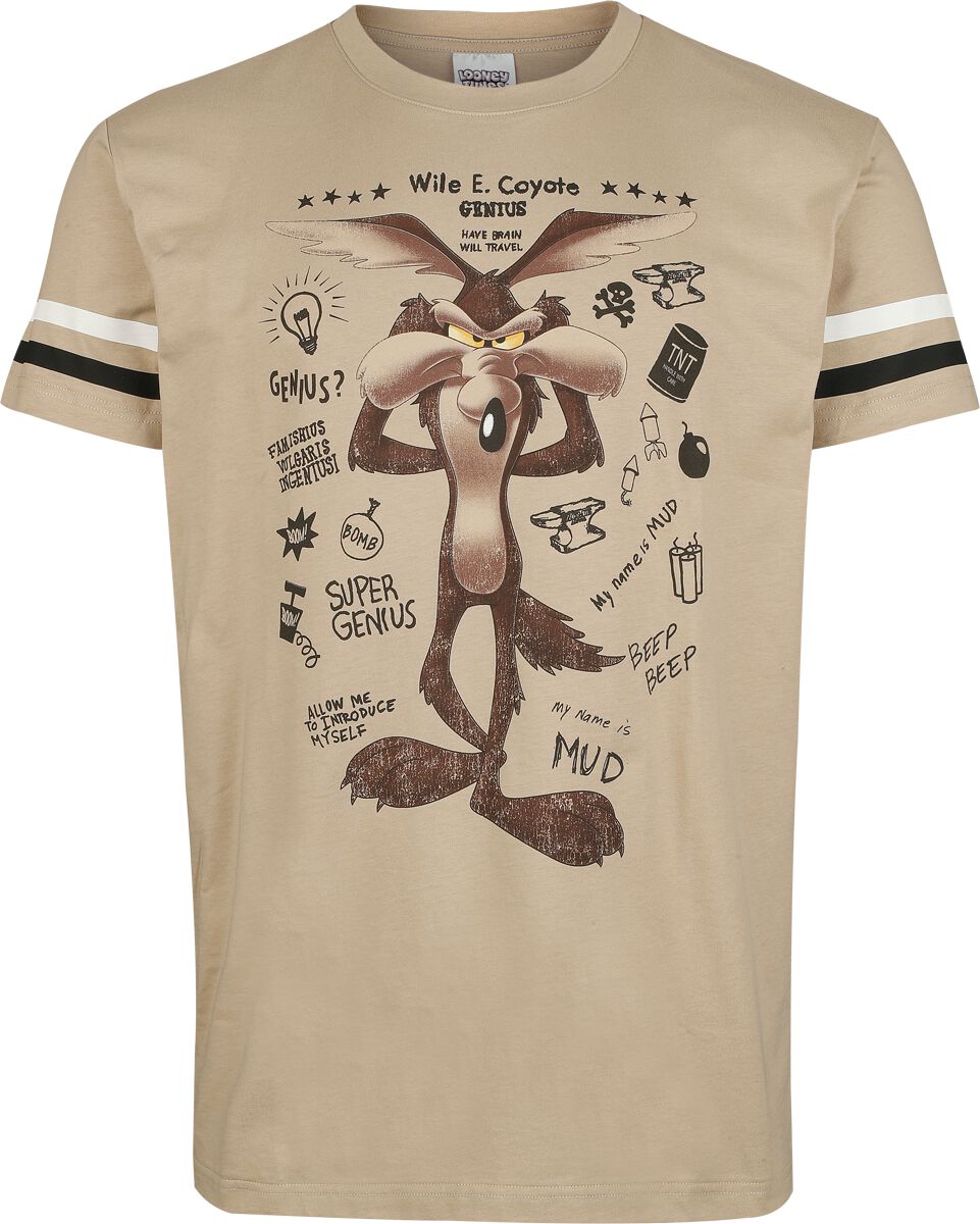 4069225032186 - Coyote Genius T-Shirt beige in XL