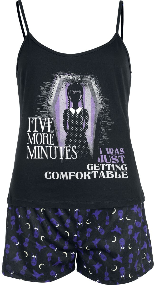 4069225036696 - 5 Minutes Schlafanzug schwarz in M