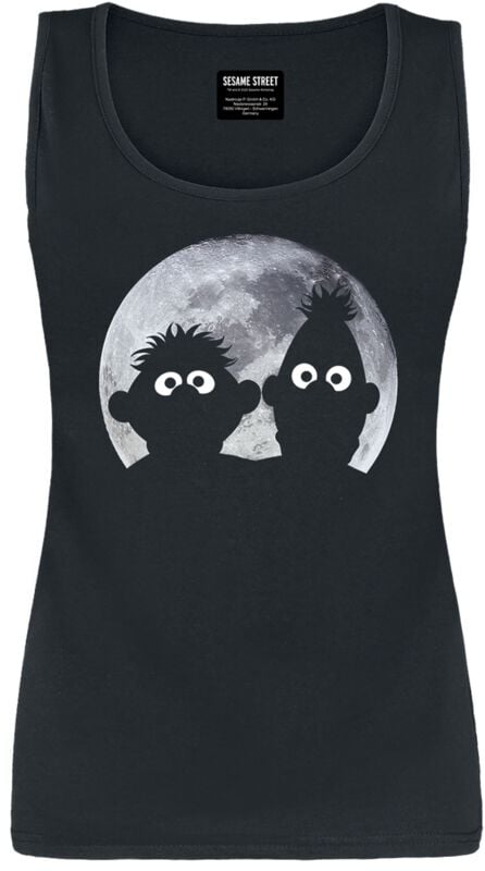 4069225037280 - Ernie und Bert - Moonnight Top schwarz in L