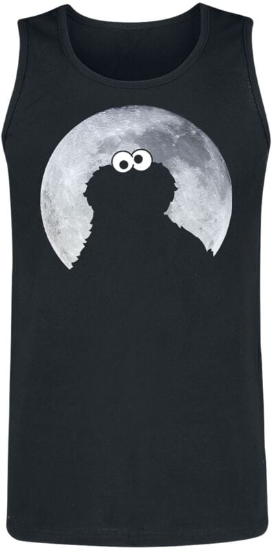 4069225037617 - Krümelmonster - Moonlight - Cookie Monster Tank-Top schwarz in M 4069225037617 - Krümelmonster - Moonlight - Cookie Monster Tank-Top schwarz in M