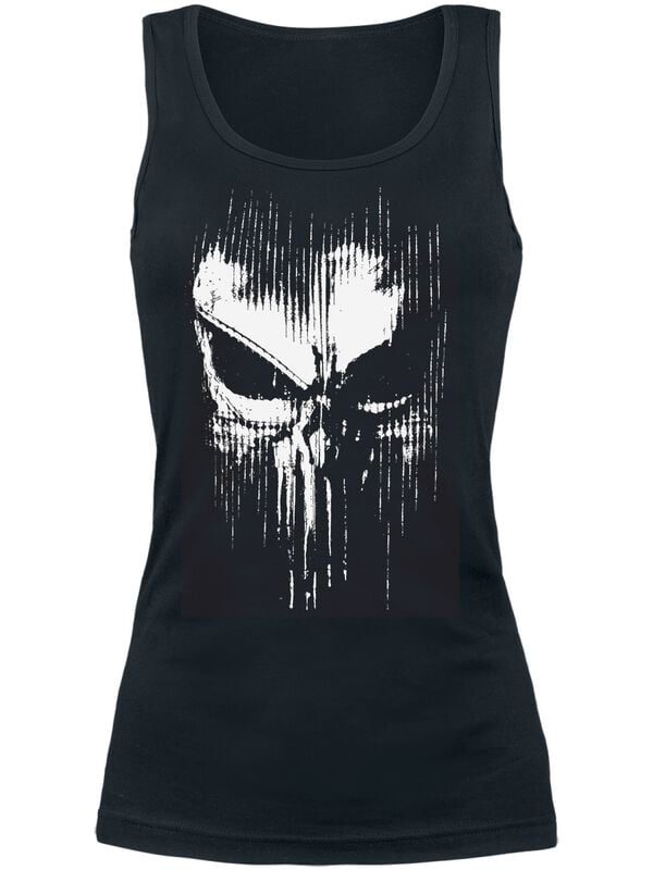 4069225041461 - Abstract Skull Tank-Top schwarz in XL