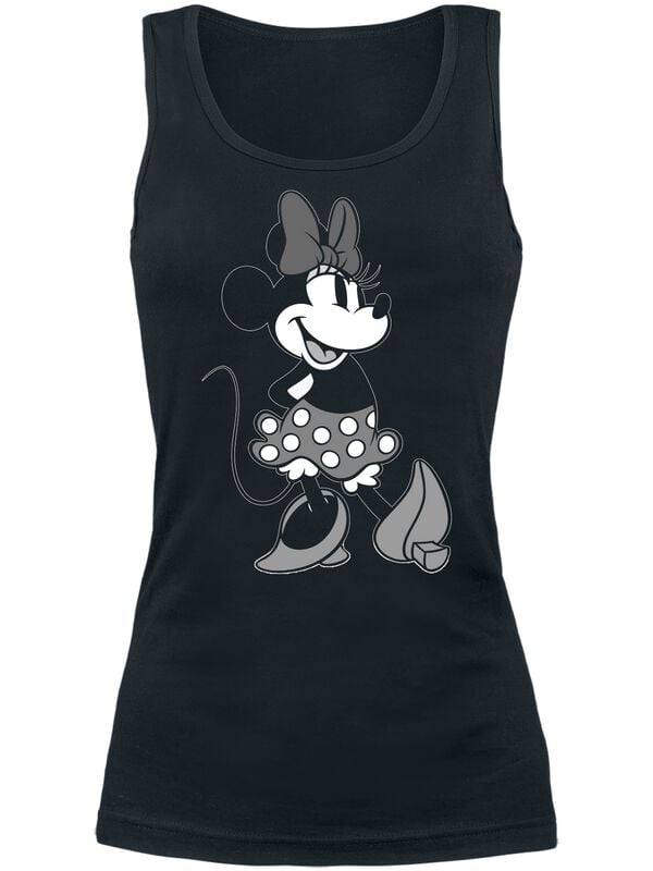 4069225041676 - Minnie Grey Beauty Tank-Top schwarz in XL