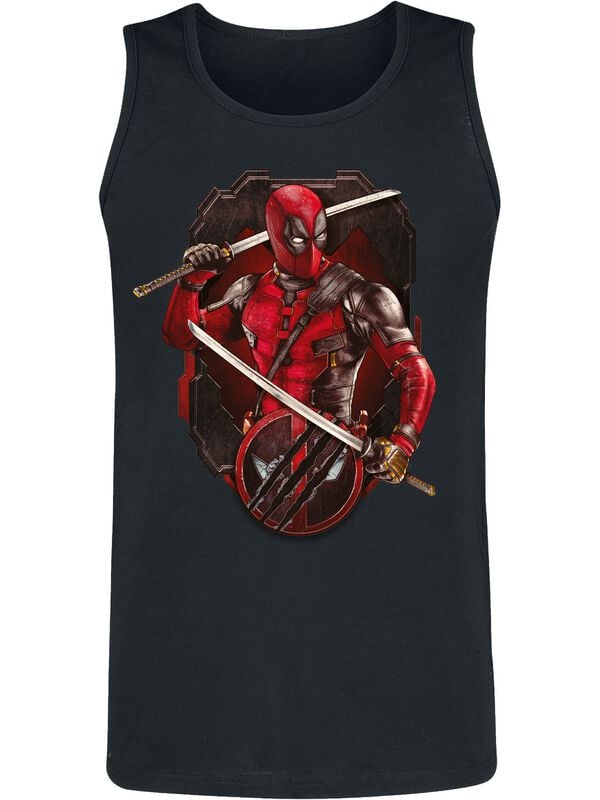 4069225042086 - & Wolverine - Ready To Fight Top schwarz in XXL