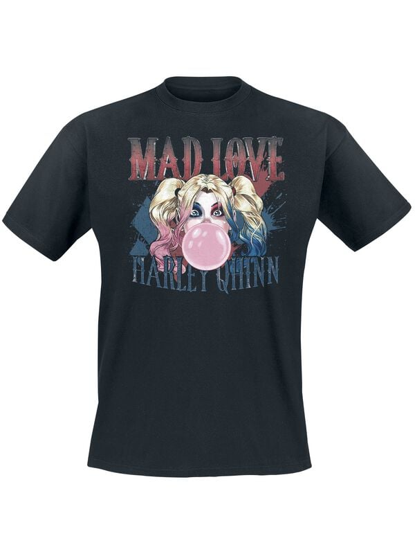 4069225042680 - Harley Quinn - Mad Love T-Shirt schwarz in 4XL