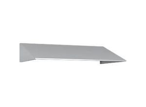 4069361200906 - Schrägdachaufsatz für Schließfachschrank Resisto Neigung von 26° B 1148 x T 640 x H 230 mm Stahl weißaluminium RAL 9006