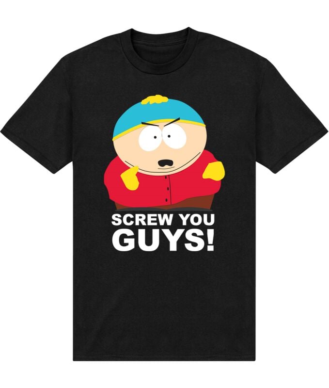 4069389458358 - Cartman - Screw You Guys! T-Shirt schwarz in S