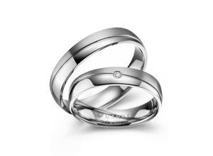 4069415240773 - Partnerring MARRYA MARRYA Titan Ringe Trauringe Eheringe Partnerringe Fingerringe Gr 48 Titan silberfarben (damen ring silber) Damen