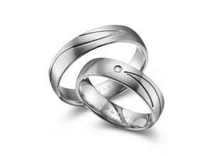 4069415241299 - Partnerring MARRYA MARRYA Titan Ringe Trauringe Eheringe Partnerringe Fingerringe Gr 48 Titan silberfarben (damen ring silber) Damen