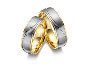 4069415241558 - Partnerring MARRYA Titan Ringe Trauringe Eheringe Partnerringe Fingerringe Gr 48 Titan goldfarben (damen ring gold silber) Damen