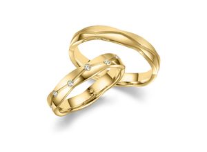 4069415247536 - Partnerring MARRYA MARRYA Titan Ringe Trauringe Eheringe Partnerringe Fingerringe Gr 48 Titan goldfarben (damen ring gold) Damen