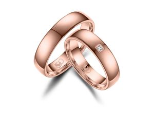 4069415248311 - Partnerring MARRYA Titan Ringe Trauringe Eheringe Partnerringe Fingerringe Gr 48 Titan rosegold (damen ring rosé) Damen