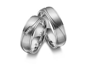 4069415249615 - Partnerring MARRYA MARRYA Titan Ringe Trauringe Eheringe Partnerringe Fingerringe Gr 48 Titan silberfarben (damen ring silber) Damen