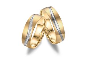 4069415250390 - Partnerring MARRYA MARRYA Titan Ringe Trauringe Eheringe Partnerringe Fingerringe Gr 48 Titan goldfarben (damen ring gold silber) Damen