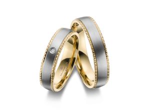 4069415250659 - Partnerring MARRYA MARRYA Titan Ringe Trauringe Eheringe Partnerringe Fingerringe Gr 48 Titan goldfarben (damen ring gold silber) Damen