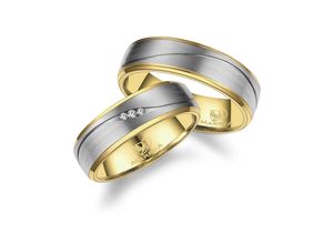 4069415252479 - Partnerring MARRYA MARRYA Titan Ringe Trauringe Eheringe Partnerringe Fingerringe Gr 48 Titan silberfarben (damen ring silber gold) Damen