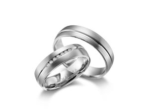 4069415254404 - Partnerring MARRYA MARRYA Edelstahl Ringe Trauringe Eheringe Partnerringe Fingerringe Gr 48 Edelstahl silberfarben (herren ring silber) Damen