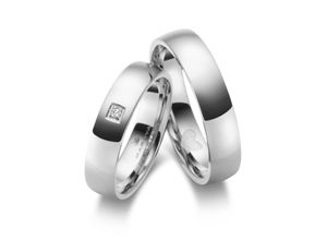 4069415259607 - Partnerring MARRYA Edelstahl Ringe Trauringe Eheringe Partnerringe Fingerringe Gr 48 Edelstahl silberfarben (herren ring silber) Damen