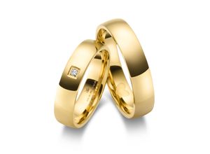 4069415259751 - Partnerring MARRYA Edelstahl Ringe Trauringe Eheringe Partnerringe Fingerringe Gr 48 Edelstahl goldfarben (damen ring gold) Damen