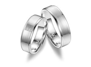 4069415265479 - Partnerring MARRYA MARRYA Silber Ringe Trauringe Eheringe Partnerringe Fingerringe Gr 48 Silber 925 (Sterlingsilber) silberfarben (damen ring silber) Damen