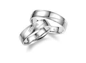 4069415265738 - Partnerring MARRYA MARRYA Silber Ringe Trauringe Eheringe Partnerringe Fingerringe Gr 48 Silber 925 (Sterlingsilber) silberfarben (damen ring silber) Damen