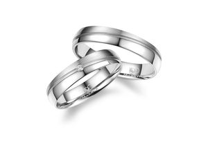 4069415266254 - Partnerring MARRYA MARRYA Silber Ringe Trauringe Eheringe Partnerringe Fingerringe Gr 48 Silber 925 (Sterlingsilber) silberfarben (damen ring silber) Damen