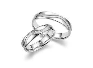 4069415268708 - Partnerring MARRYA MARRYA Silber Ringe Trauringe Eheringe Partnerringe Fingerringe Gr 48 Silber 925 (Sterlingsilber) silberfarben (herren ring silber) Damen