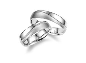 4069415270930 - Partnerring MARRYA MARRYA Silber Ringe Trauringe Eheringe Partnerringe Fingerringe Gr 48 Silber 925 (Sterlingsilber) silberfarben (damen ring silber) Damen